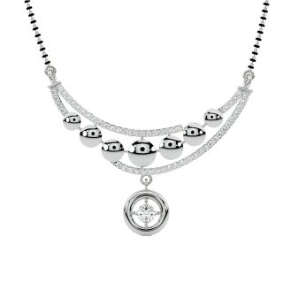 Nitara Round Diamond Mangalsutra